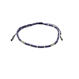 Adjustable Bracelet (Making Waves) - Purple