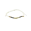 Adjustable Bracelet (Indonesia, Woven) - Black, Gold, Multicolor