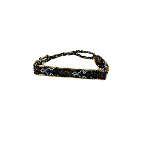 Woven Bracelet (Indonesia) - Blue, Black, Multicolor