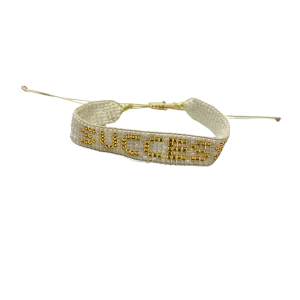 Woven Bracelet (Indonesia) - White