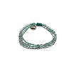 Adjustable Bracelet (Glass Beads) - Blue