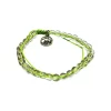 Adjustable Bracelet (Glass Beads) - Green