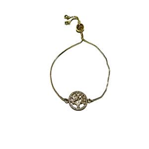 Gold Adjustable Bracelet - Gold