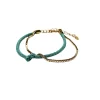 Chain Anklet - Blue, Gold, Multicolor