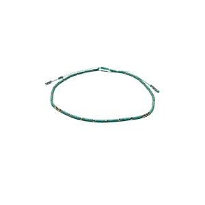 Japanese Miyuki Beads Anklet - Blue