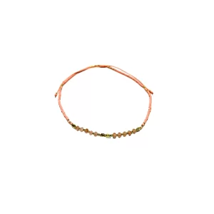 Adjustable Anklet (Chasing Sunset) - Pink
