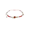 Adjustable Anklet (Colored Beads) - Pink, Red, Multicolor