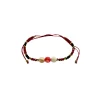 Adjustable Anklet (Colored Beads) - Red, Black, Multicolor