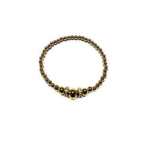 Gold Elastic Bracelet - Gold