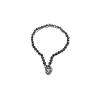 Silver Adjustable Bracelet Heart charm - Silver