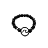 Coastal Spirit Bracelet Wave charm - Black