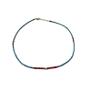 Beaded Charm Necklace - Blue, Red, Multicolor