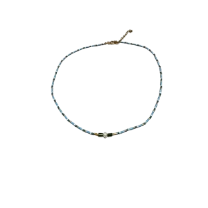 Whisper Charm Necklace - Blue, Green, White, Multicolor