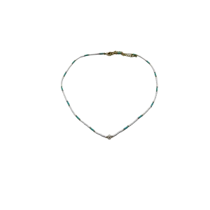 Whisper Charm Necklace - White, Blue, Multicolor