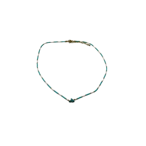 Whisper Charm Necklace - Blue, White, Multicolor