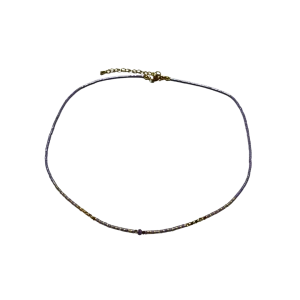 Whisper Charm Necklace - Purple