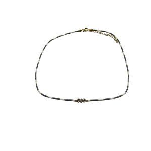 Whisper Charm Necklace - Gray, White, Multicolor