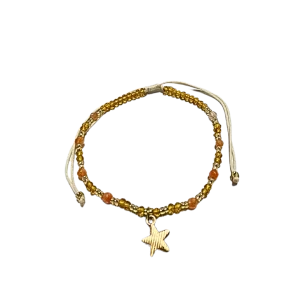 Whisper Charm Bracelet  Star charm - Yellow