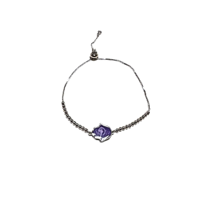 Silver Adjustable Bracelet Hamsa charm - Silver