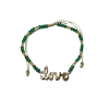 Whisper Charm Bracelet Love charm - Green