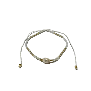 Whisper Charm Bracelet - White