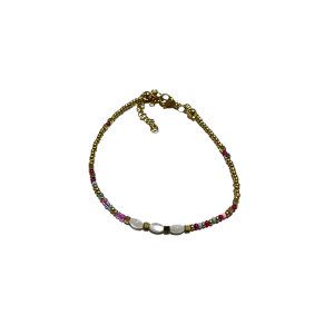 Whisper Charm Bracelet - Yellow, Pink, White, Multicolor