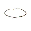 Natural Stone Necklace - Purple, Blue, Red, Pink, Multicolor