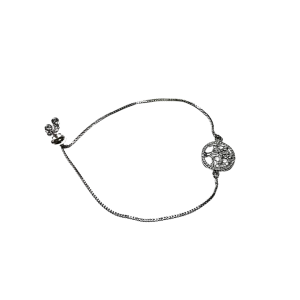 Silver Adjustable Bracelet - Silver