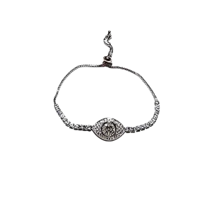 Silver Adjustable Bracelet - Silver