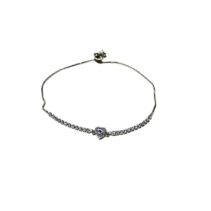 Silver Adjustable Bracelet - Silver