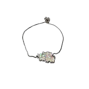 Silver Adjustable Bracelet - Silver