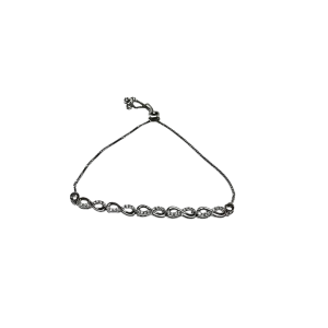 Silver Adjustable Bracelet - Silver