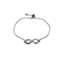 Silver Adjustable Bracelet - Silver