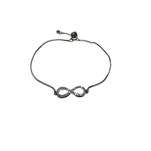 Silver Adjustable Bracelet - Silver
