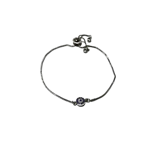 Silver Adjustable Bracelet - Silver