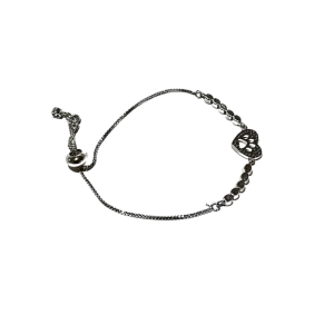 Silver Adjustable Bracelet - Silver