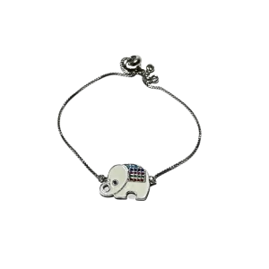 Silver Adjustable Bracelet - Silver