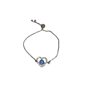 Silver Adjustable Bracelet - Silver