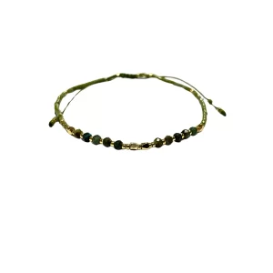 Adjustable Bracelet (Chasing Sunset) - Green